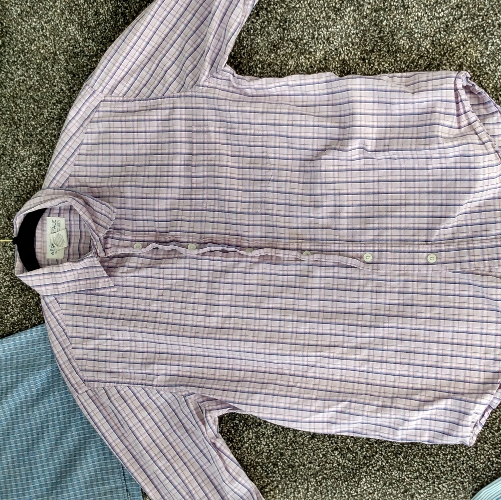 Light pink platte long sleeve shirt